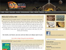 Tablet Screenshot of echohillchurch.org